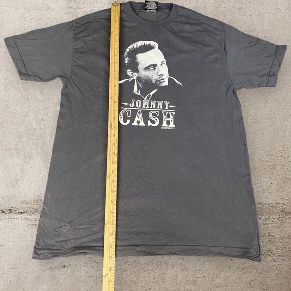 Vintage Johnny Cash Zion Rootswear T-shirt Dont Take your Guns to Town 2004 Y2K - Picture 10 of 10